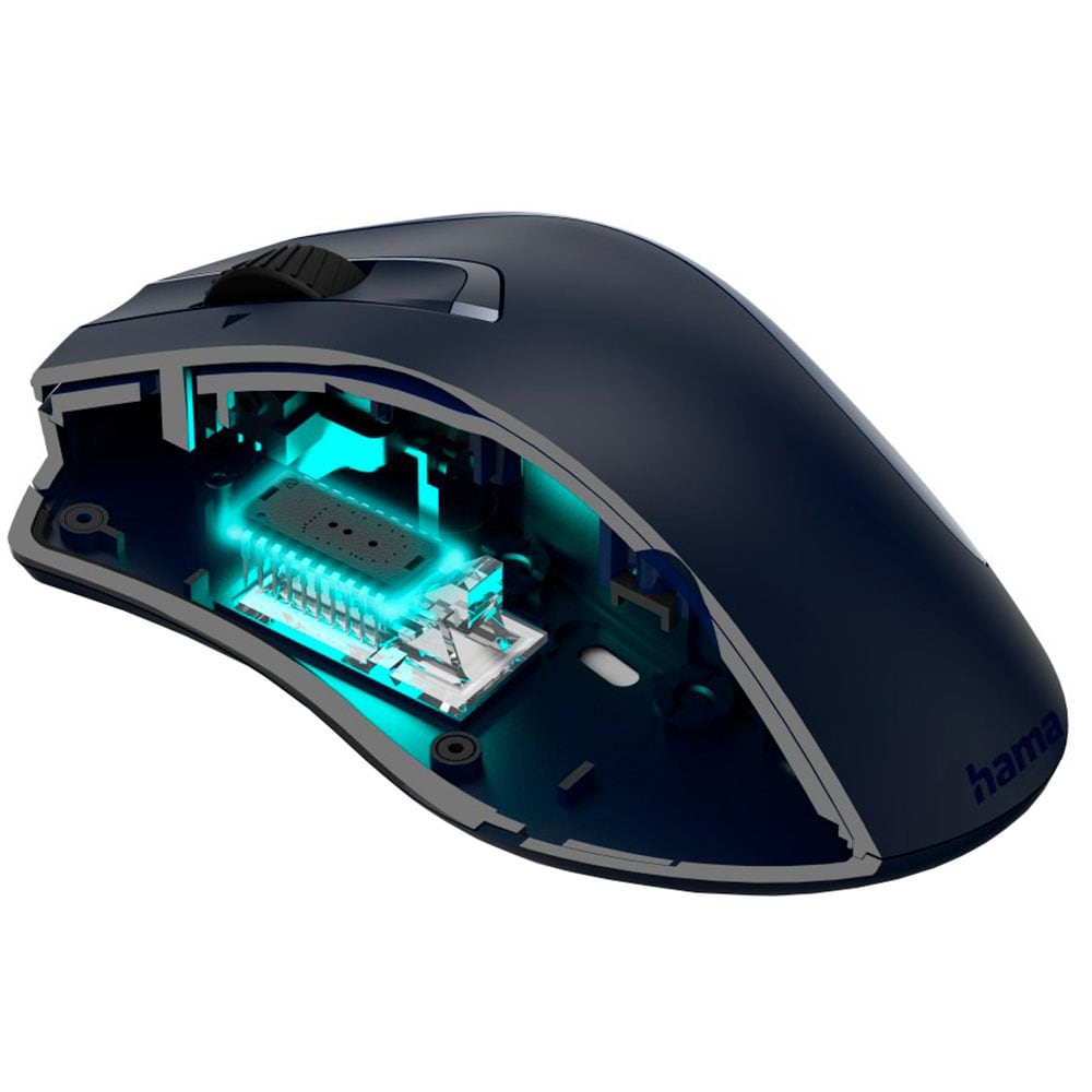 Mouse Wireless HAMA MW-900 V2, 3200 dpi, albastru