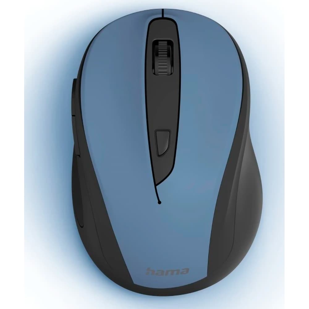 Mouse Wireless HAMA MW-400 V2, 1600 dpi, albastru