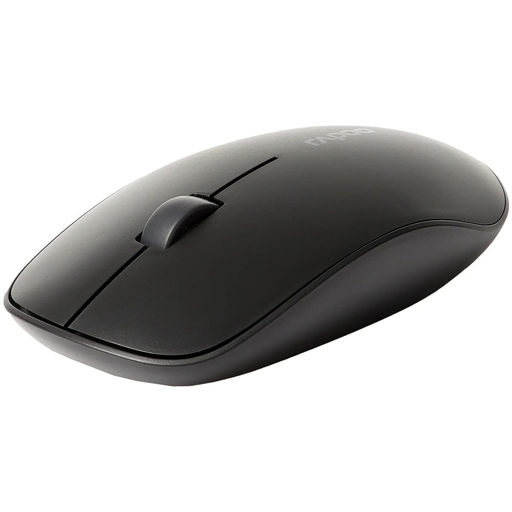 Mouse Wireless RAPOO M200 Silent, Dual Mode, 1300 dpi, Bluetooth, negru