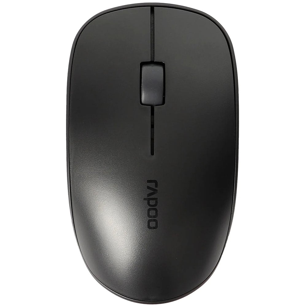 Mouse Wireless RAPOO M200 Silent, Dual Mode, 1300 dpi, Bluetooth, negru