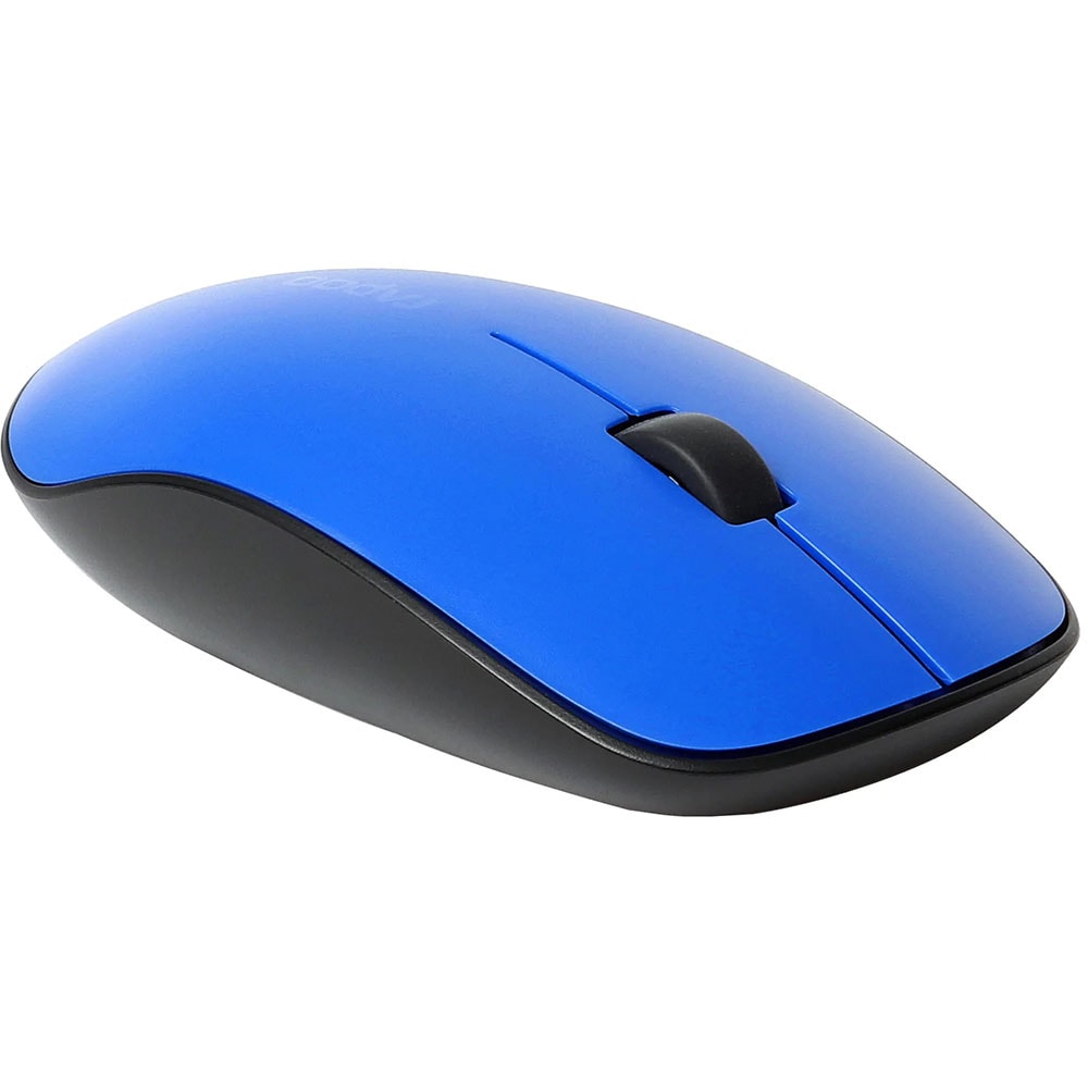 Mouse Wireless RAPOO M200 Silent, Dual Mode, 1300 dpi, Bluetooth, albastru