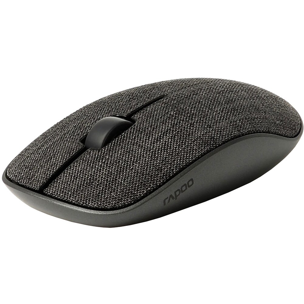 Mouse Wireless RAPOO M200 Plus, Dual Mode, 1300 dpi, Bluetooth, negru