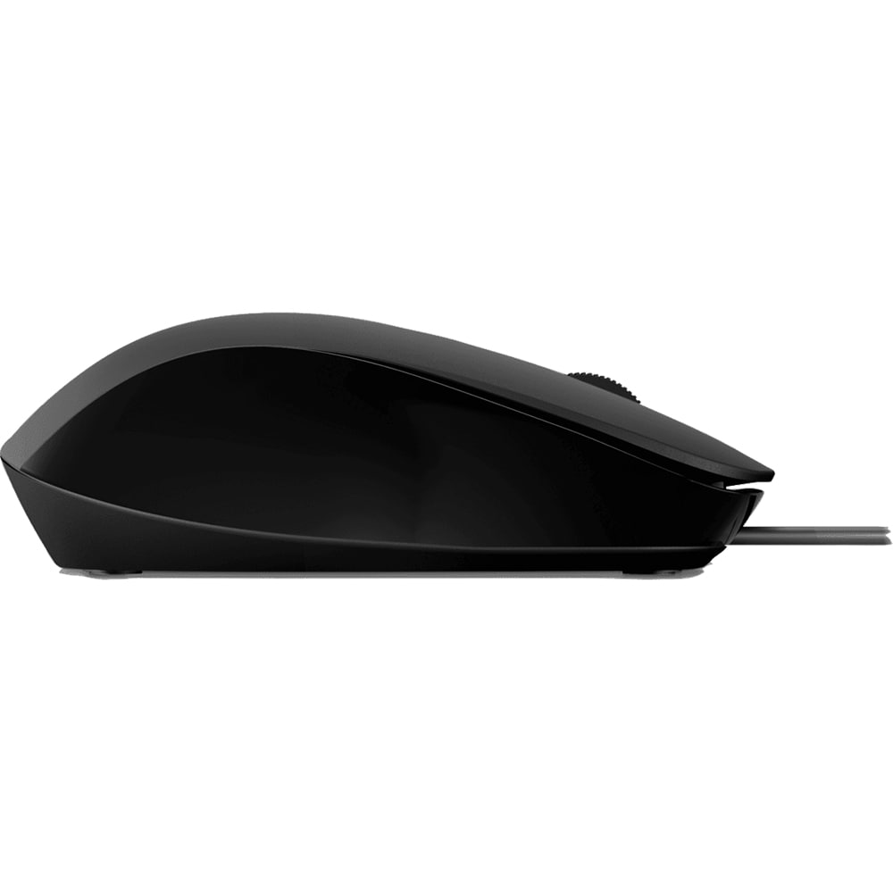 Mouse cu fir HP 150, 1600 dpi, negru