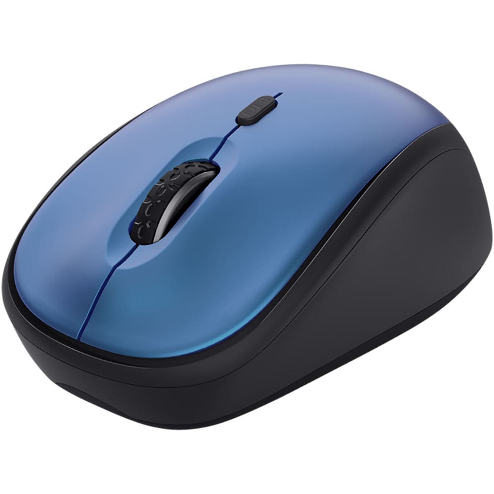 Mouse Wireless TRUST Yvi+ 24551, 1600 dpi, albastru-negru