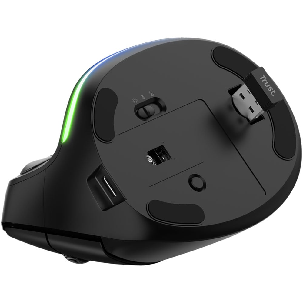 Mouse Wireless TRUST Bayo 24731, 2400 dpi, gri-negru