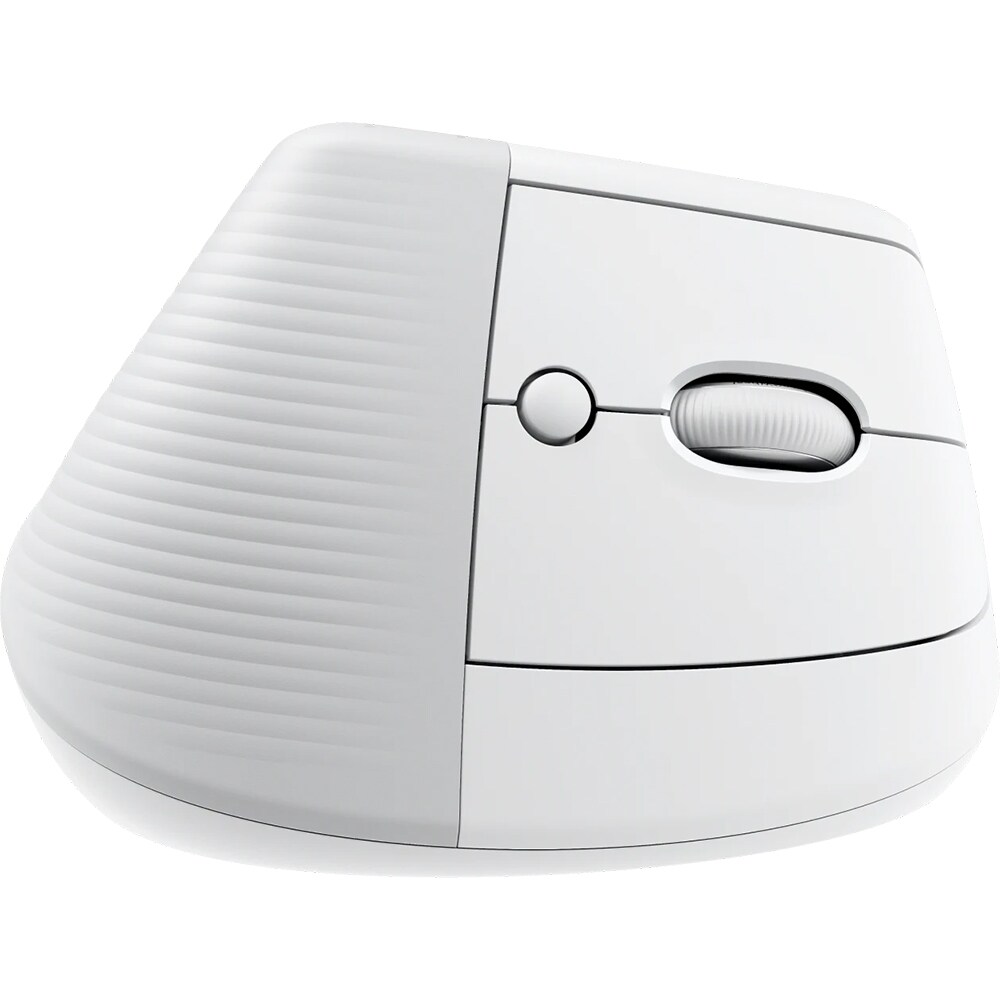 Mouse Bluetooth pentru Mac LOGITECH Lift Vertical , 4000 dpi, alb