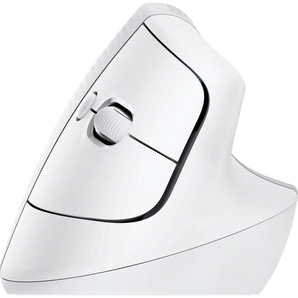 Mouse Bluetooth pentru Mac LOGITECH Lift Vertical , 4000 dpi, alb