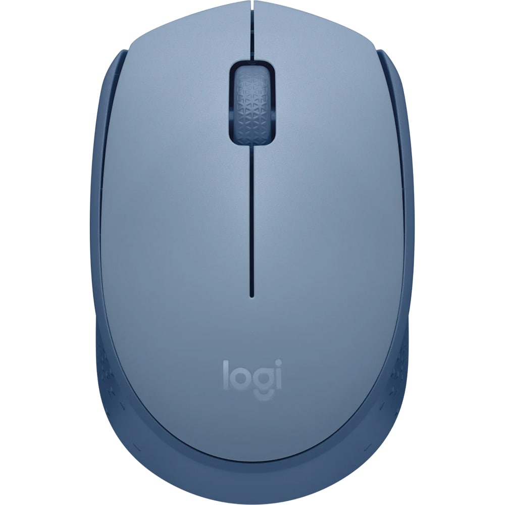 Mouse Wireless LOGITECH M171, 1000 dpi, albastru-gri