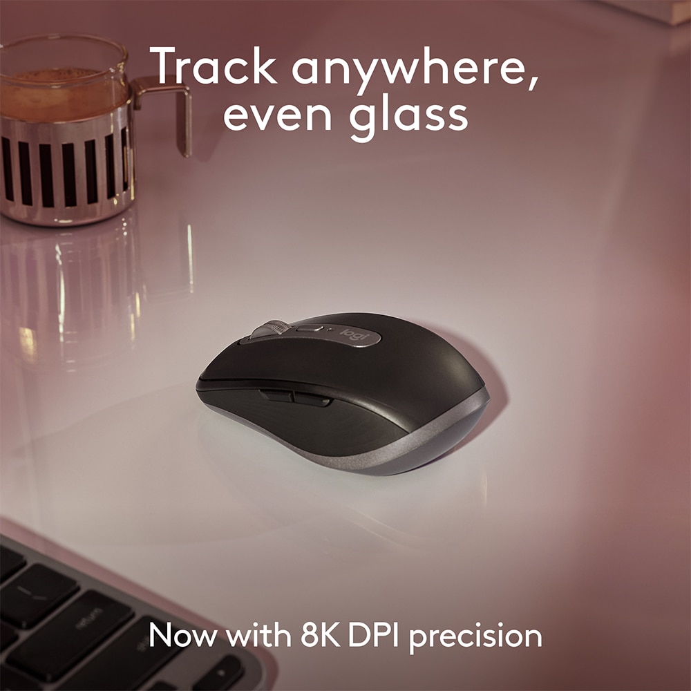 Mouse Bluetooth pentru Mac LOGITECH MX Anywhere 3S, 8000 dpi, alb
