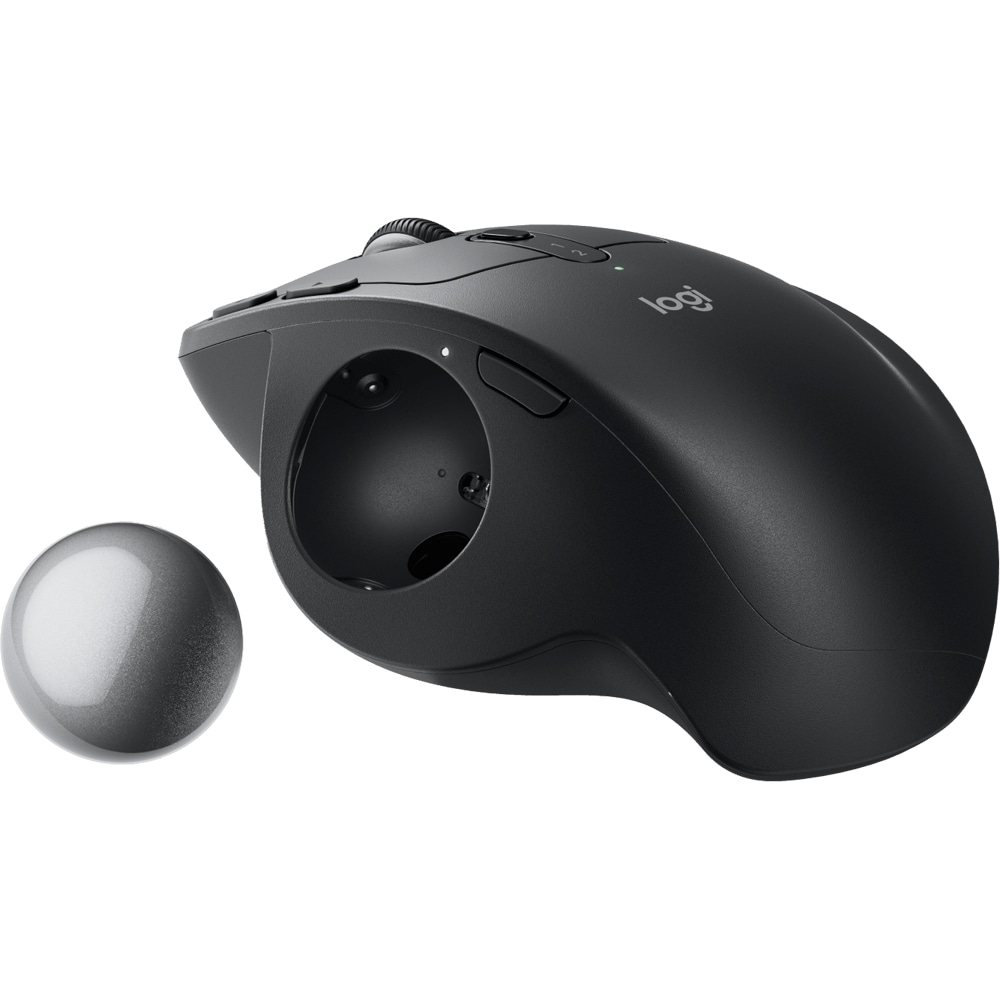 Mouse Wireless LOGITECH MX ERGO S, Dual Mode, 2048 dpi, Bluetooth, graphite