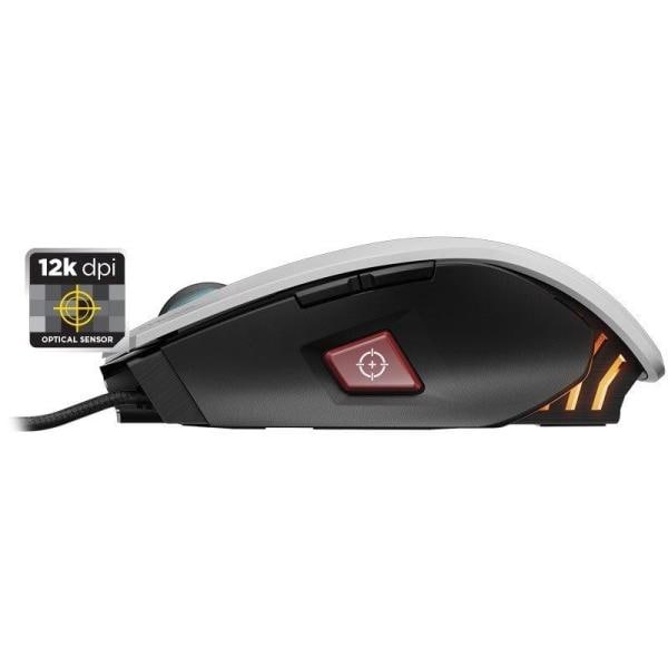 Mouse gaming CORSAIR M65 Pro RGB, 12000 dpi, alb