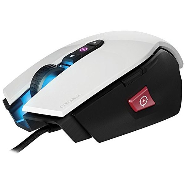 Mouse gaming CORSAIR M65 Pro RGB, 12000 dpi, alb