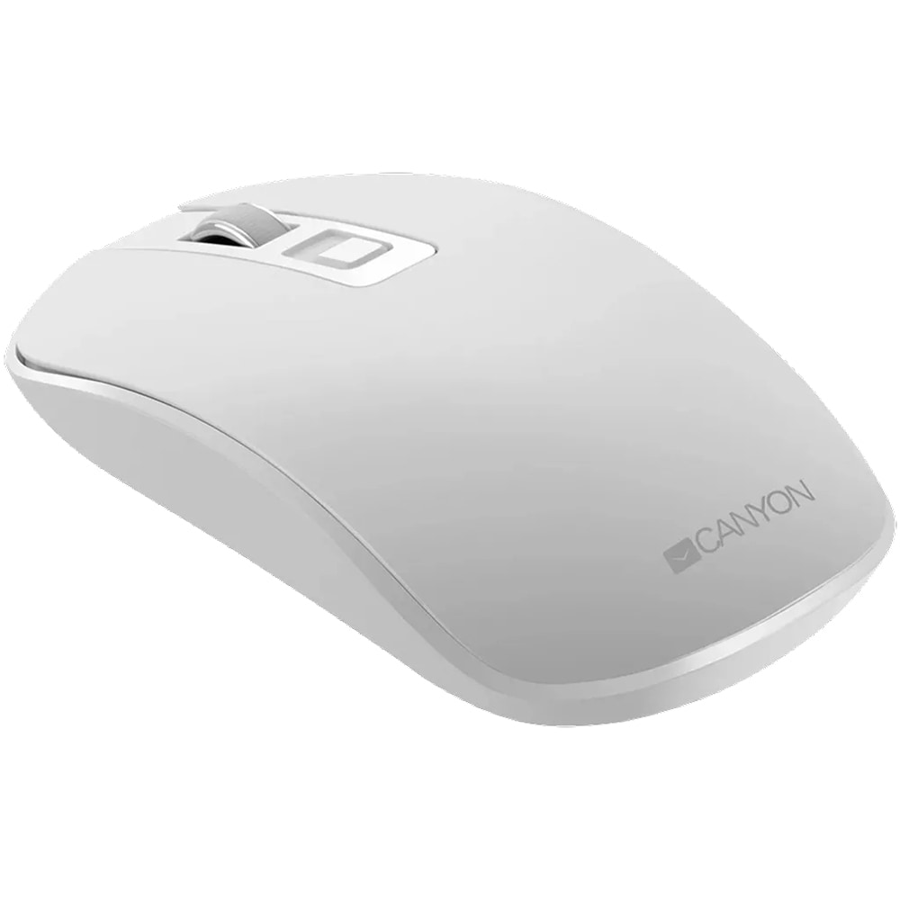 Mouse Wireless CANYON MW-18, 1600 dpi, alb