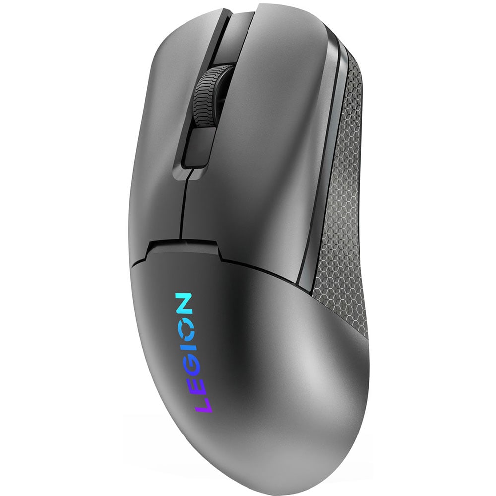 Mouse Gaming LENOVO Legion M600s Qi, Dual Mode, 19000 dpi, gri inchis