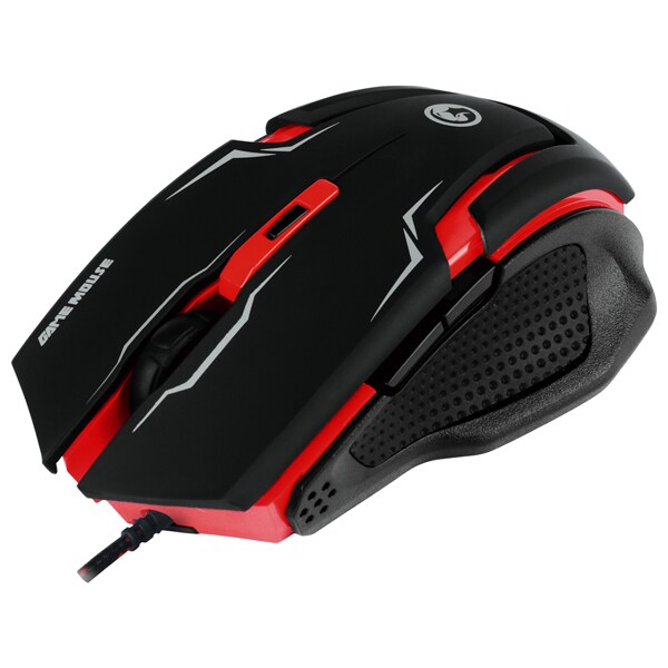 Mouse Gaming MARVO M319, 2400 dpi, negru-rosu