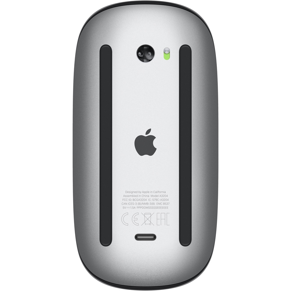 Mouse Bluetooth APPLE Magic Mouse (2024) Multi-Touch Surface, Dual Mode, negru