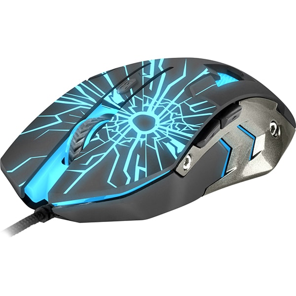 Mouse Gaming FURY Gladiator, 3200 dpi, negru-albastru