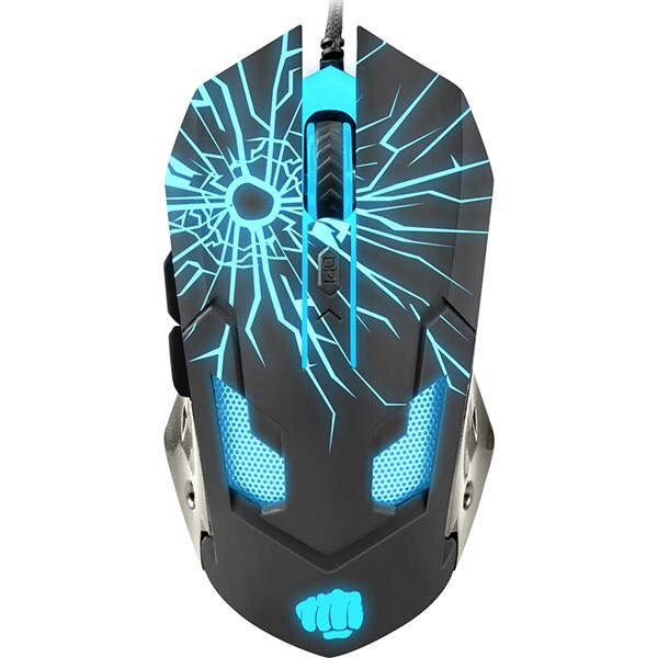 Mouse Gaming FURY Gladiator, 3200 dpi, negru-albastru