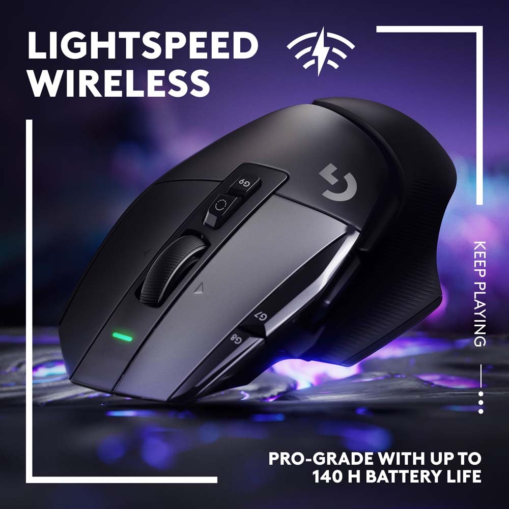 Mouse Gaming Wireless LOGITECH G502 X LIGHTSPEED, 25600 dpi, Black Core