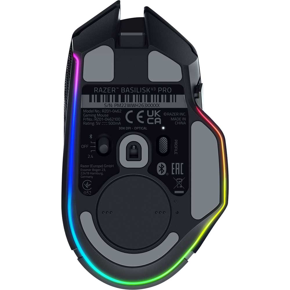 Mouse Gaming Wireless RAZER Basilisk V3 Pro, Dual-Mode, 30000 dpi, Bluetooth, negru