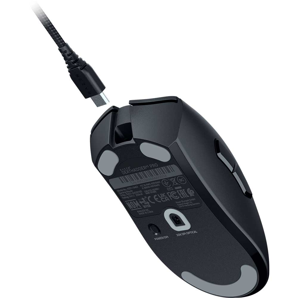 Mouse Gaming Wireless RAZER DeathAdder V3 Pro, Dual-Mode, 30000 dpi, negru