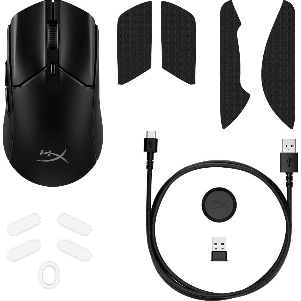 Mouse Gaming Wireless HyperX Pulsefire Haste 2, Dual-Mode, 26000 dpi, Bluetooth, negru