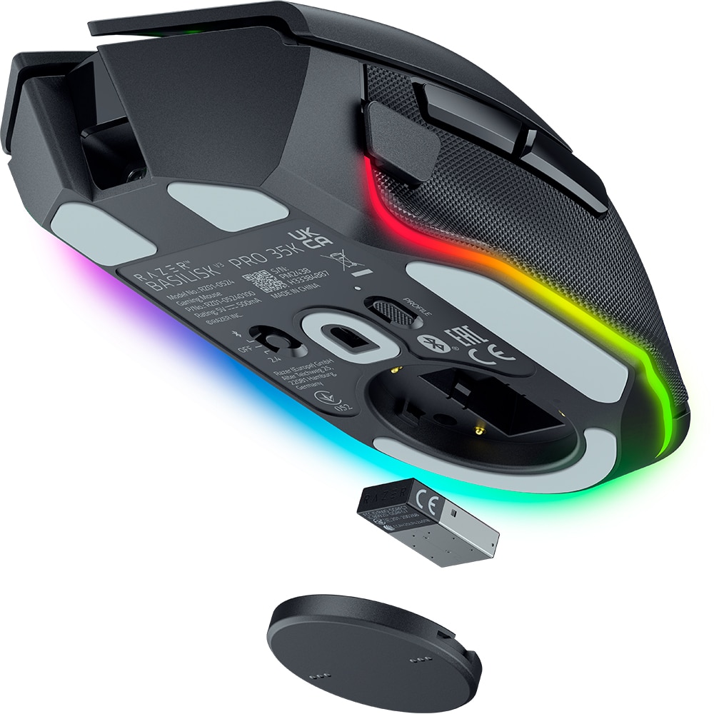 Mouse Gaming Wireless RAZER Basilisk V3 Pro 35K, 35000 dpi, negru