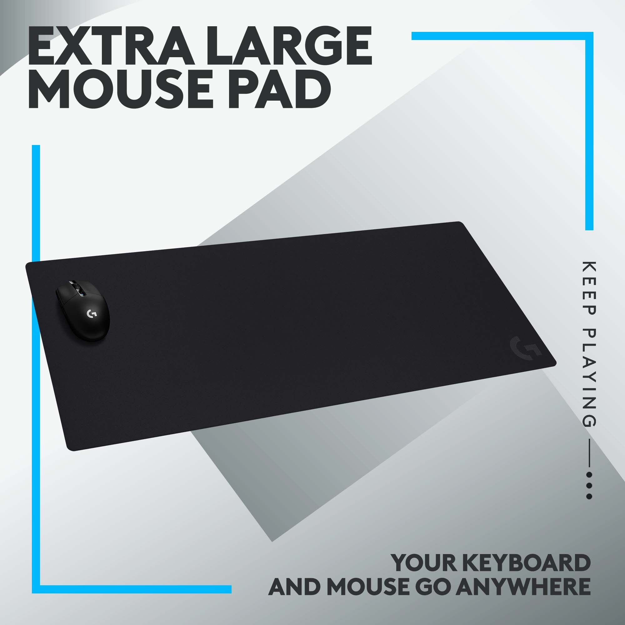 Mouse Pad Gaming LOGITECH G840 XL, negru