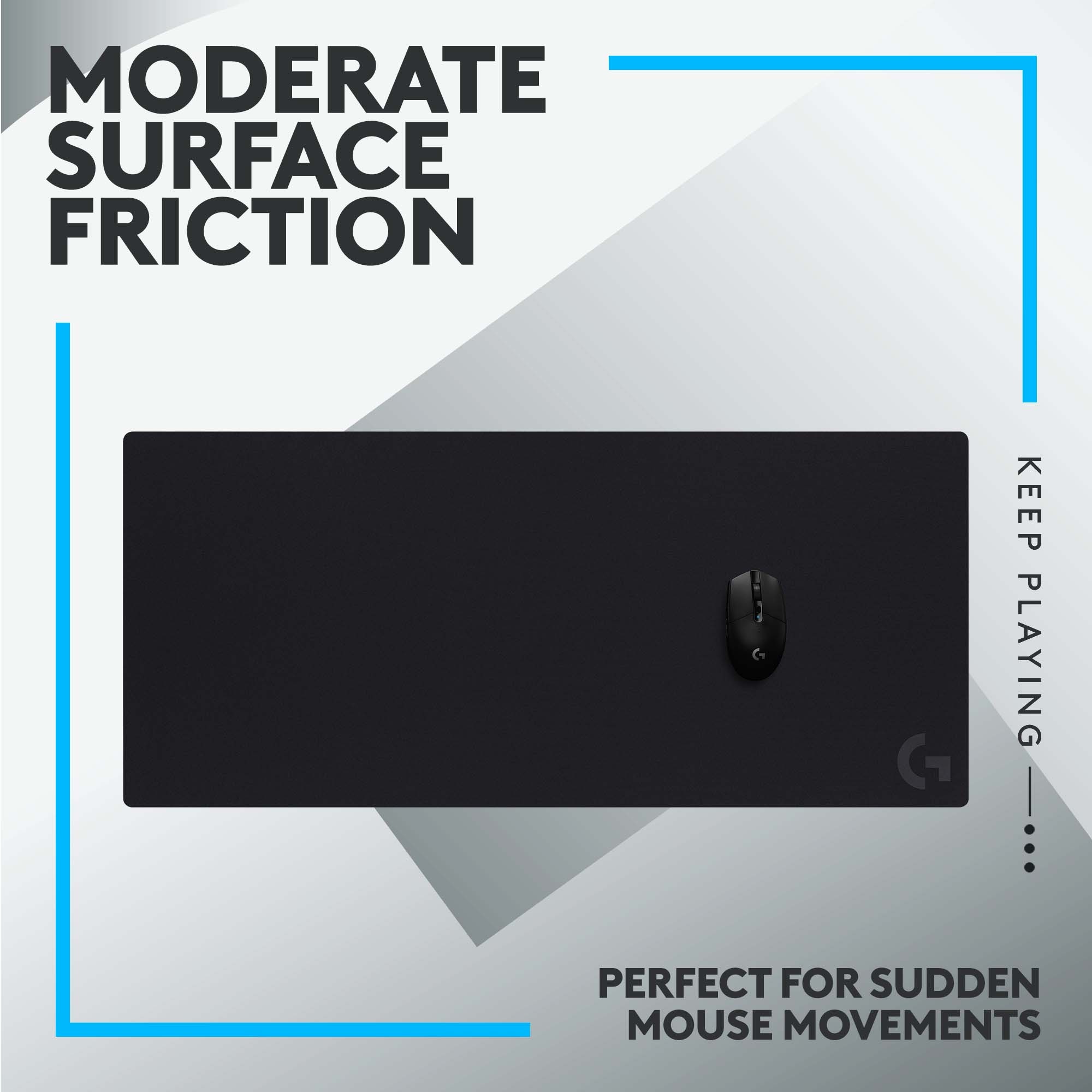 Mouse Pad Gaming LOGITECH G840 XL, negru