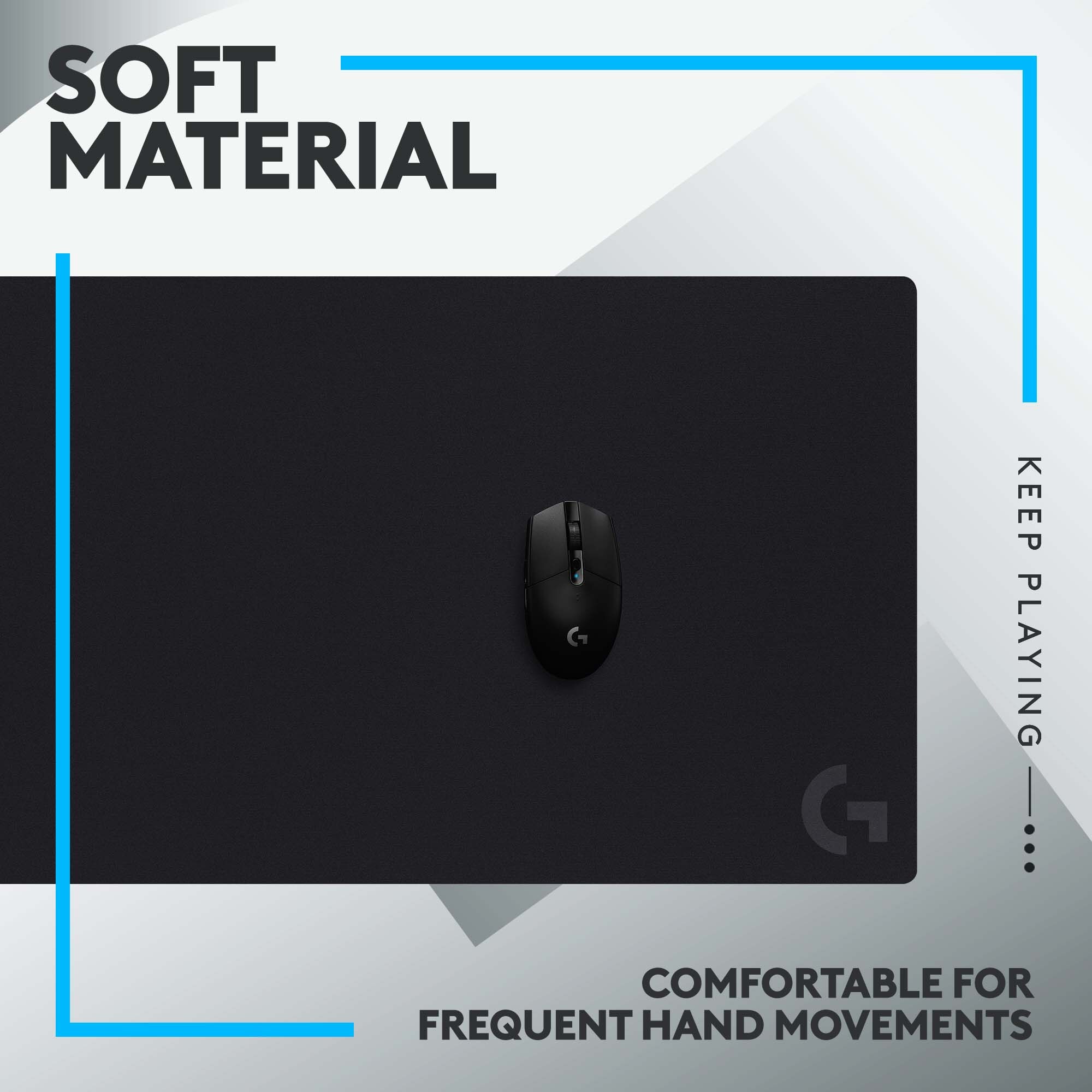 Mouse Pad Gaming LOGITECH G840 XL, negru