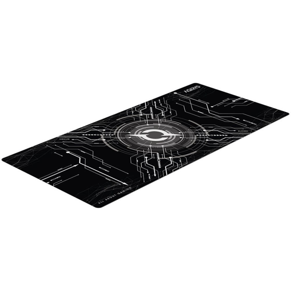 Mouse Pad Gaming AQIRYS Gruis Extra Large, negru-alb