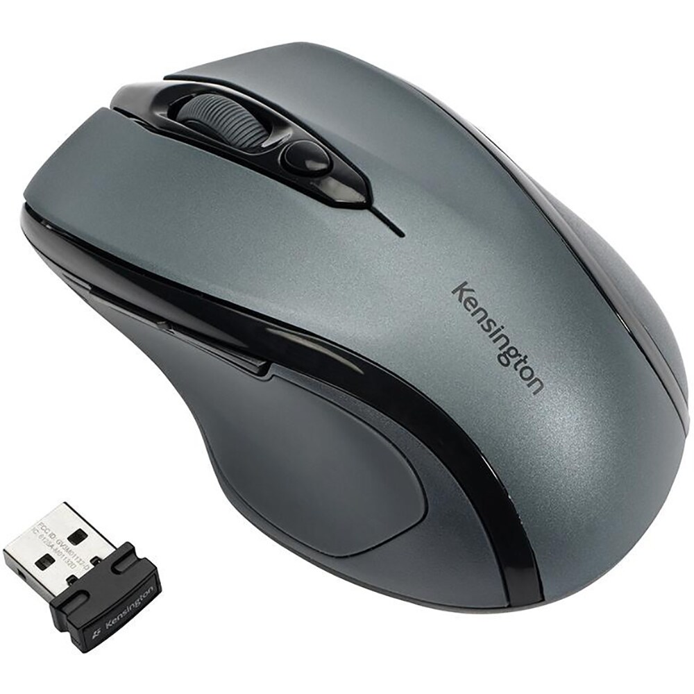 Mouse Wireless KENSINGTON Pro Fit, 1600 dpi, ergonomic, gri