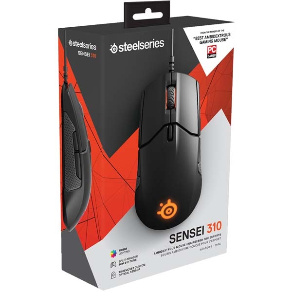 Mouse Gaming STEELSERIES Sensei 310, 12000 dpi, negru