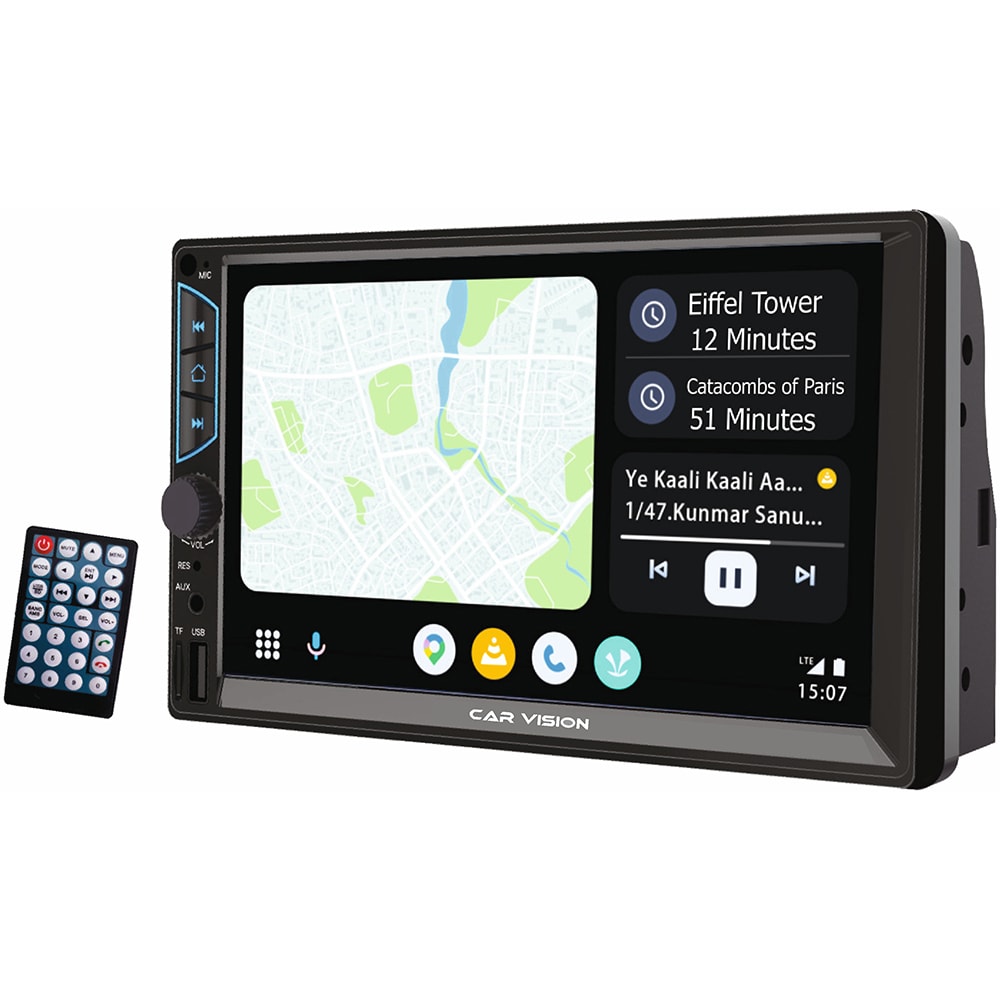 Player auto MP5 CARVISION MP5-02, 4 x 45W, Bluetooth, USB, AUX