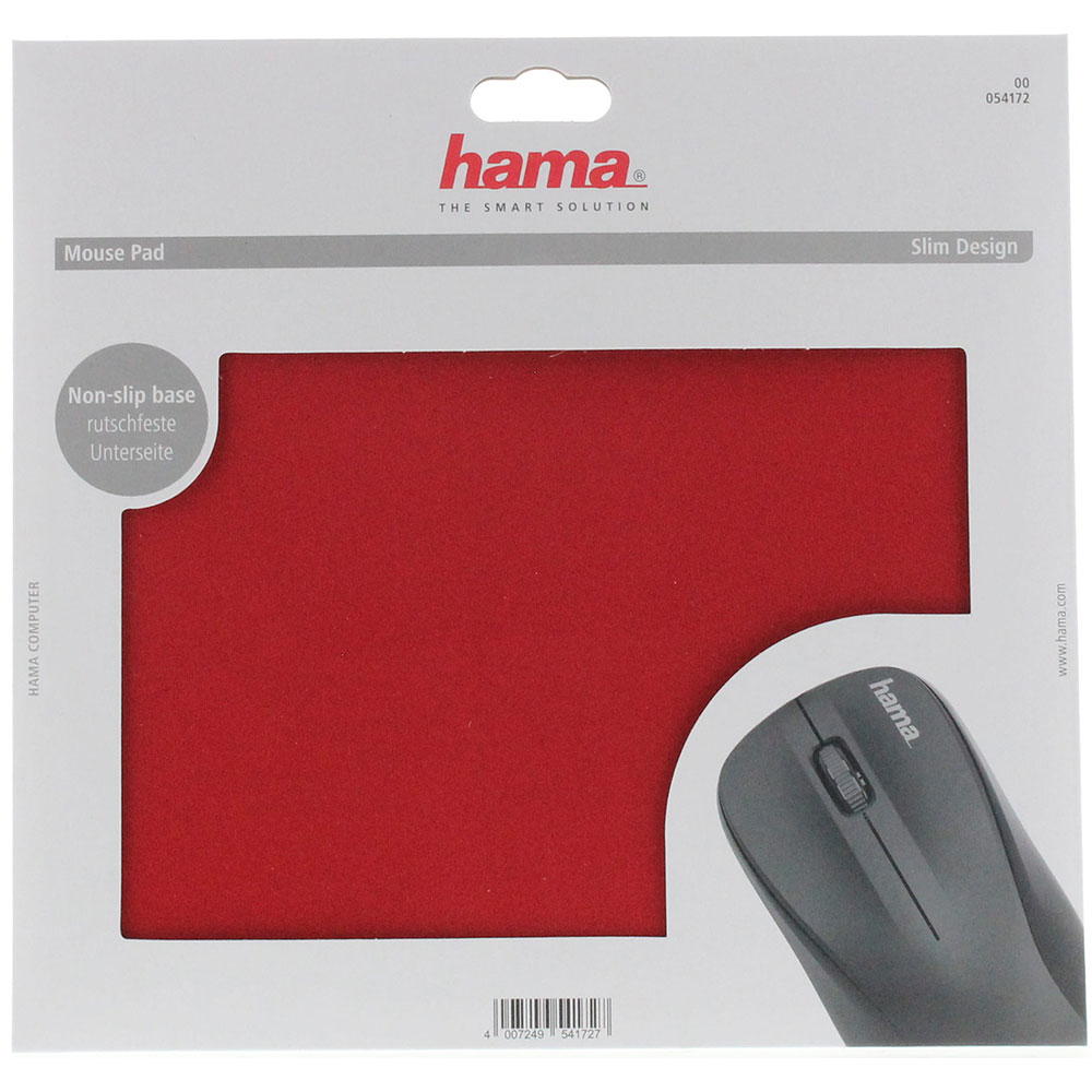 Mouse pad HAMA 54172, rosu
