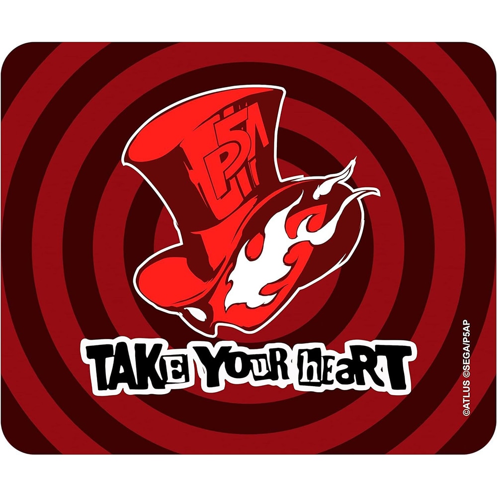 Mouse Pad Gaming ABYSSE CORP Persona 5 Calling Card, rosu