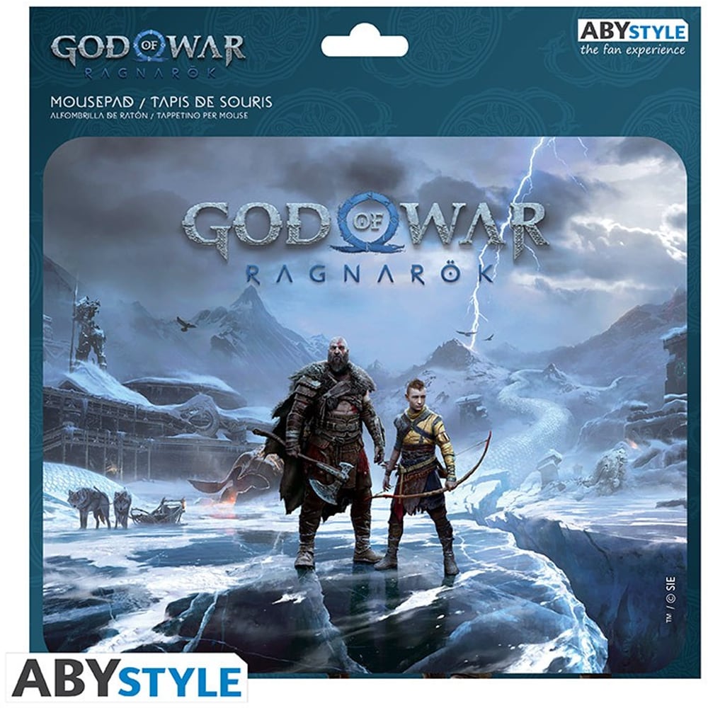 Mouse Pad God Of War Ragnarok Key Art, multicolor