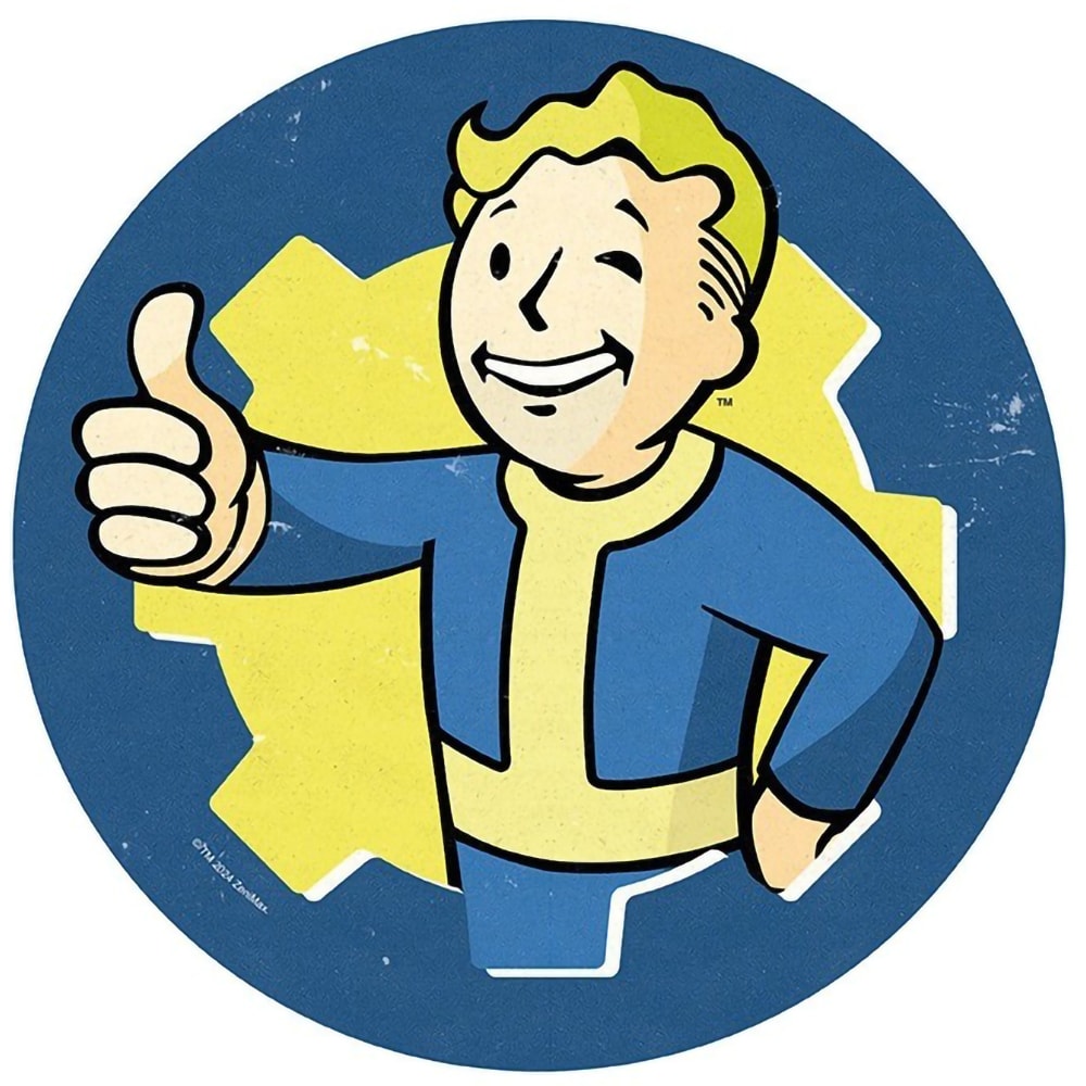 Mouse Pad Gaming Fallout Vault Boy, albastru