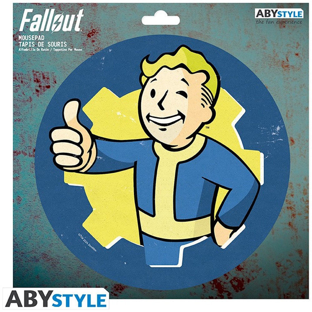 Mouse Pad Gaming Fallout Vault Boy, albastru