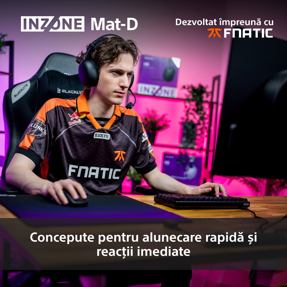 Mouse Pad Gaming SONY INZONE Mat-D, negru