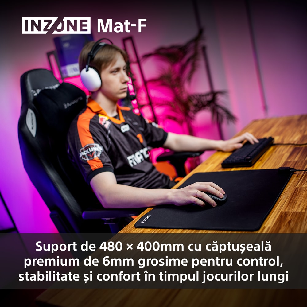 Mouse Pad Gaming SONY INZONE Mat-F, negru