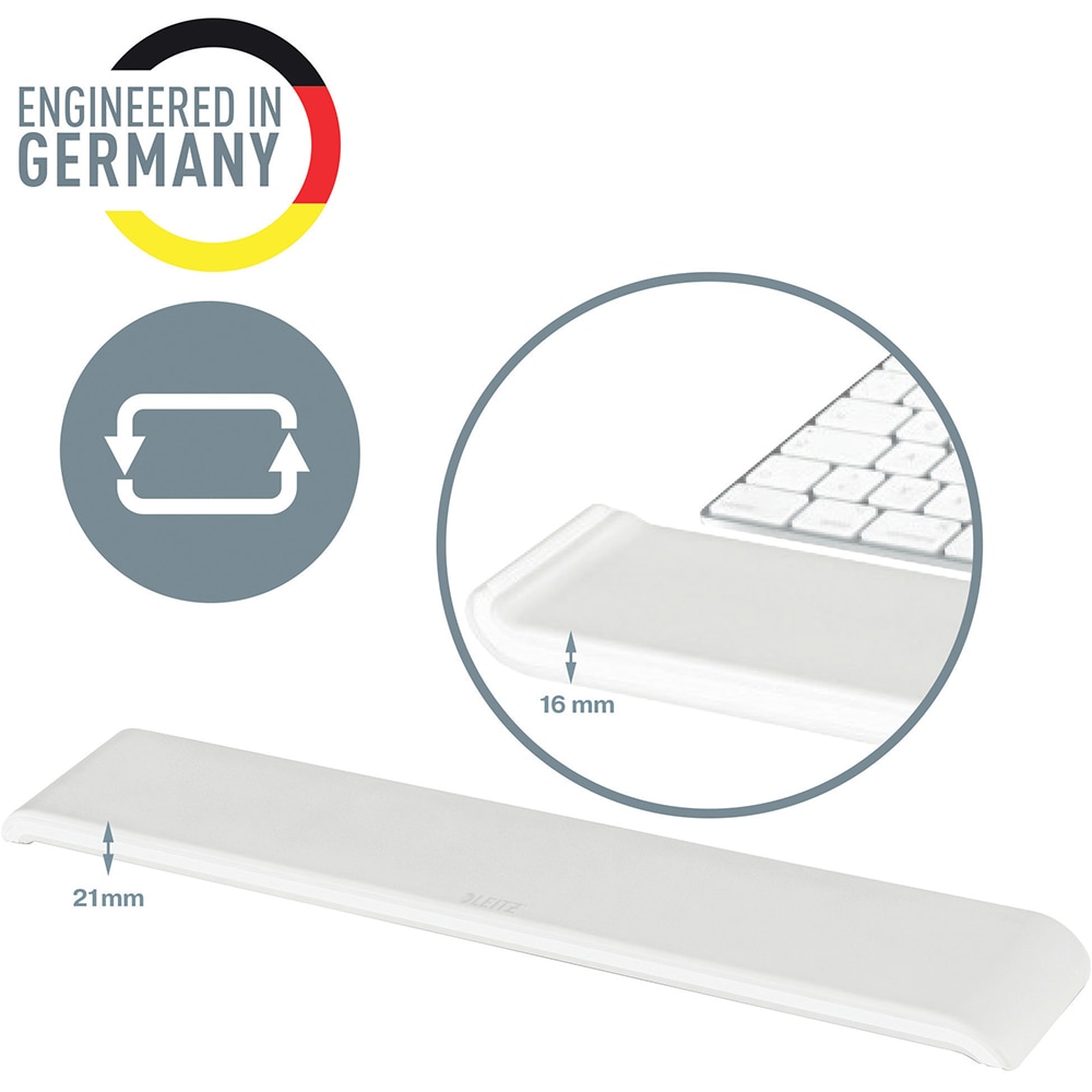Suport tastatura LEITZ Ergo Cosy, gri deschis