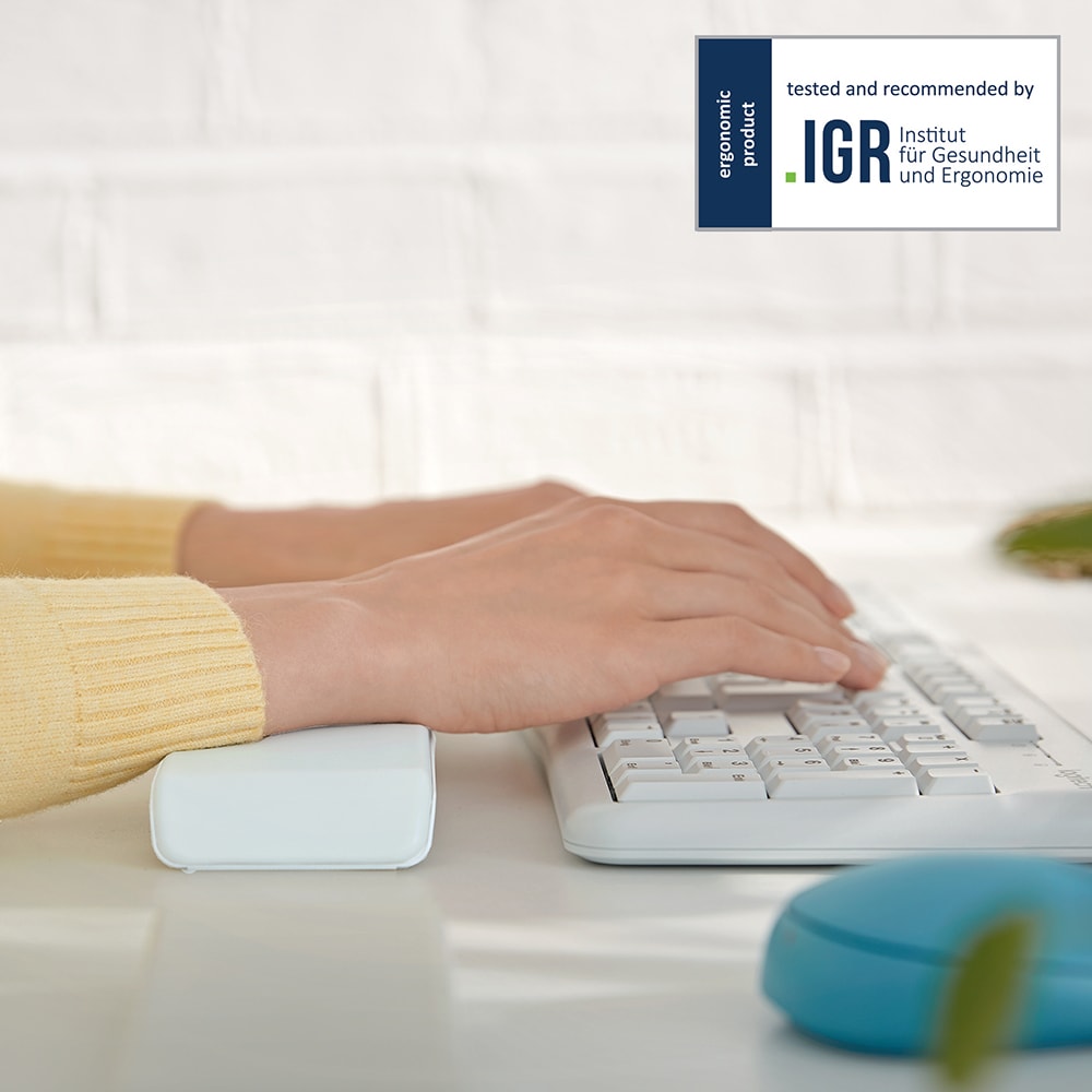 Suport tastatura LEITZ Ergo Cosy, gri deschis
