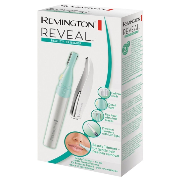 Trimmer cosmetic REMINGTON Reveal MPT4000C + penseta, alb-verde