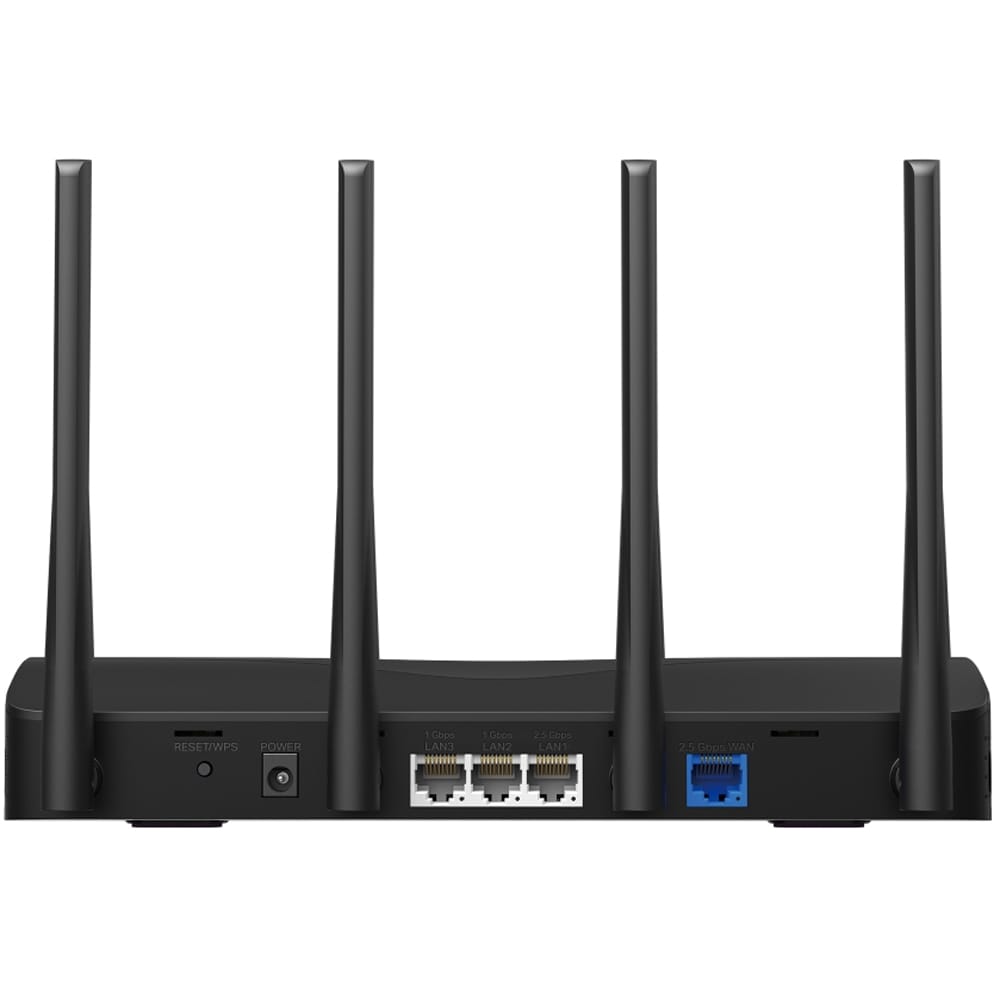 Router Wireless Gigabit MERCUSYS MR27BE BE3600, WI-Fi 7, Dual Band 688 + 2880 Mbps, negru