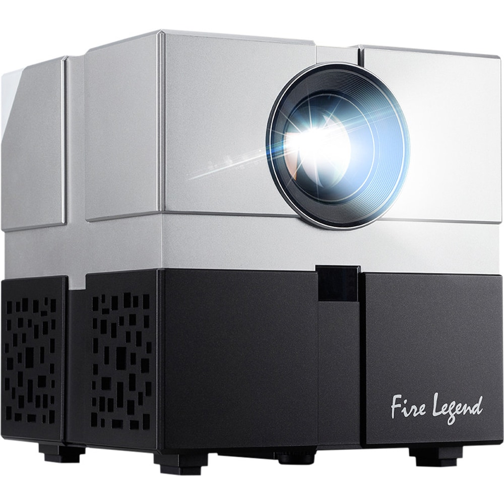 Videoproiector ACER AOpen L20, HD 1280 x 720p, 135 ANSI lumeni, Bluetooth, Wi-Fi, argintiu-negru