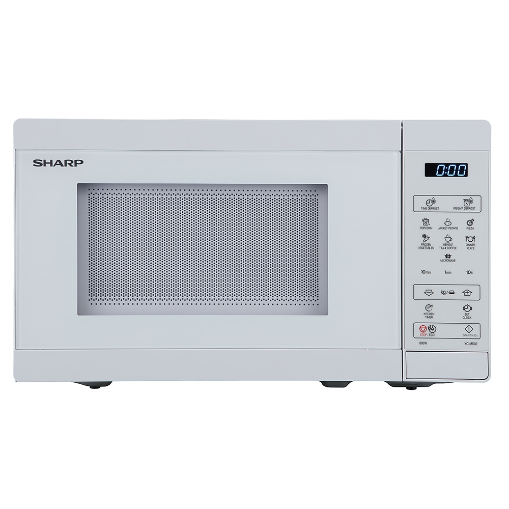 Cuptor microunde SHARP YC-MS02E-C, 20l, 800W, alb