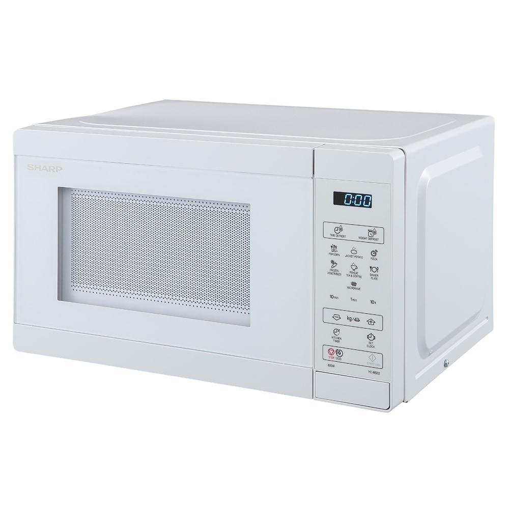Cuptor microunde SHARP YC-MS02E-C, 20l, 800W, alb