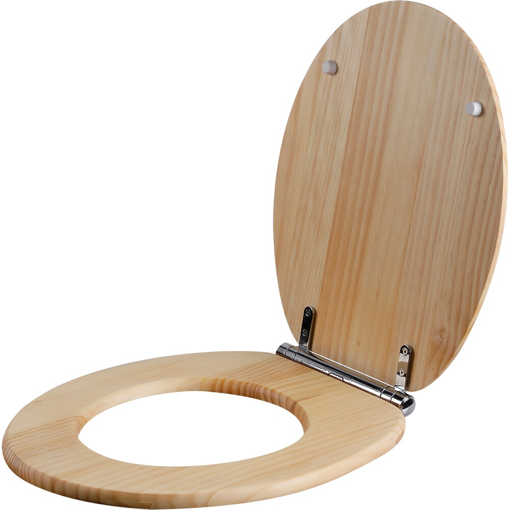 Capac WC GOODHOME Levanto MS328UK21, inchidere lenta, duroplast, maro