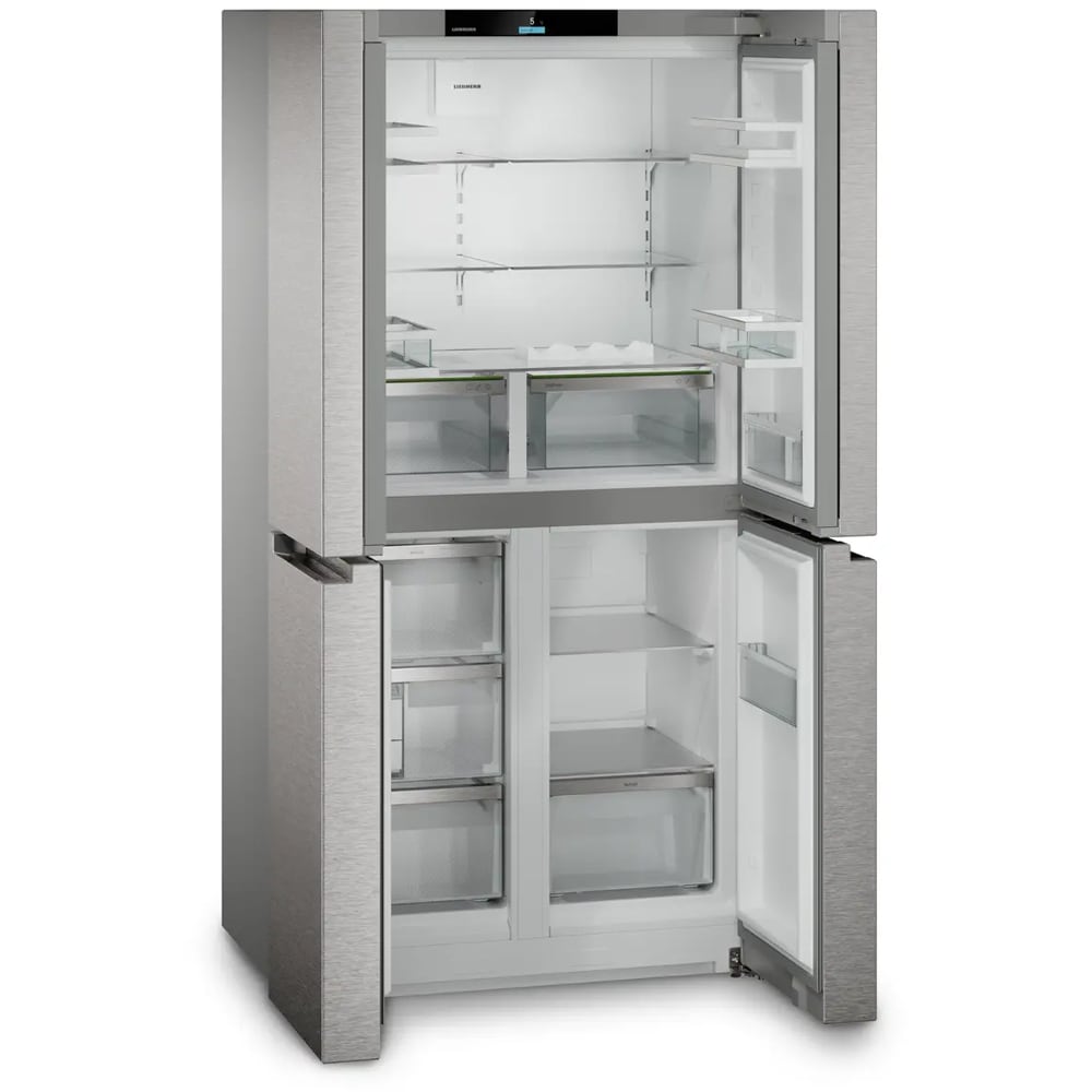 Side by Side LIEBHERR Msdd 9012 pure, Duo Cooling, 576 l, H 180.5 cm, Clasa D, argintiu